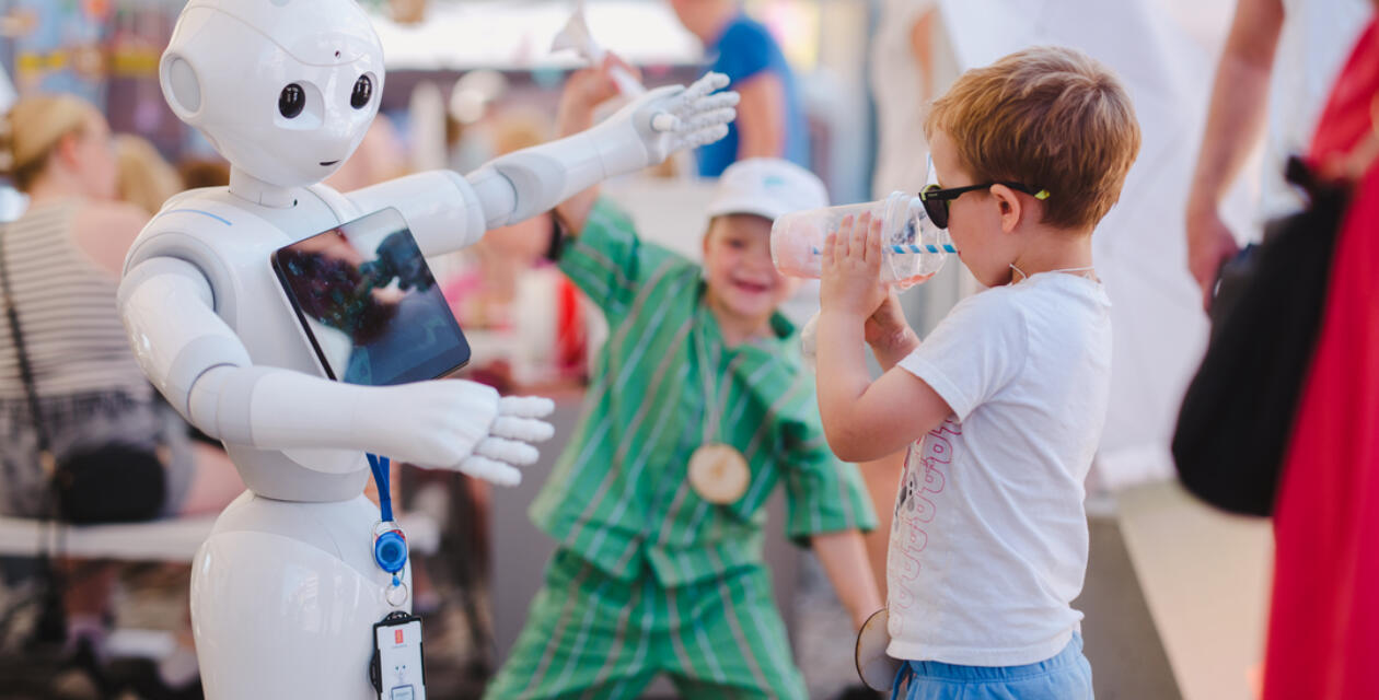 barn og unge teknologi robot